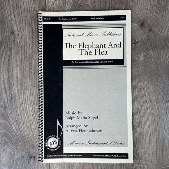 Elephant And The Flea, The Sheet Music Score An Piccolo Tuba For Concert Band - Picture 2 of 6